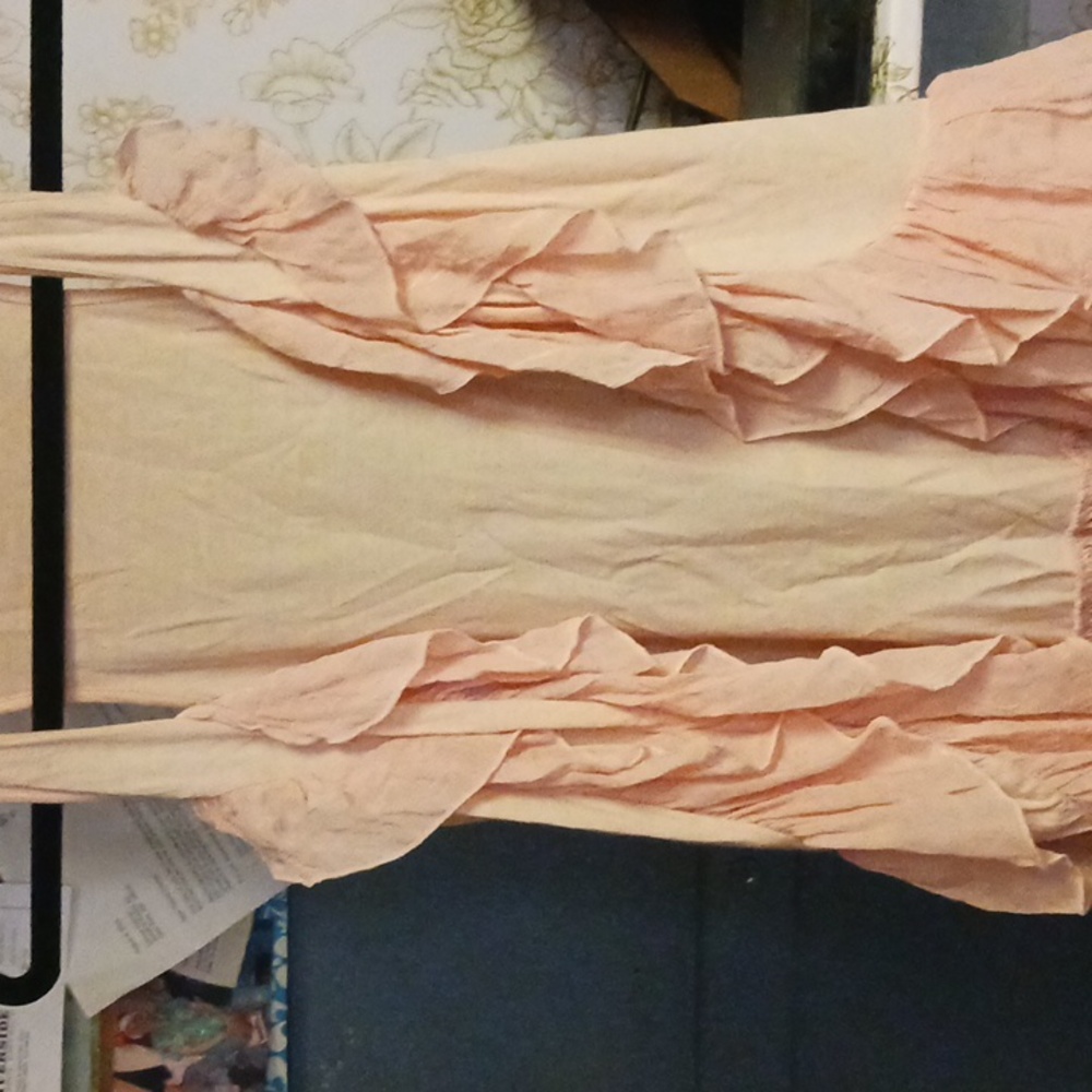 Ruffled Pink Sleeveless Top